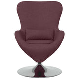 Egg Chair Purple 63 x 73 x 90 cm Fabric 42002740