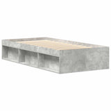 Bed Frame without Mattress Concrete Grey 90x190 cm Single 3203841
