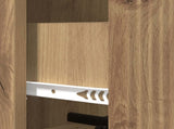 Drawer Cabinet Artisan Oak 33 x 34.5 x 90 cm Engineered Wood 894624