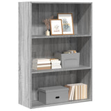 Bookcase Grey Sonoma 80x30x114 cm Engineered Wood 857936