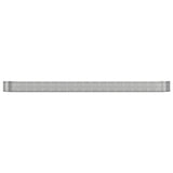 Garden Raised Bed Galvanised Steel 544x100x36 cm Silver 319017