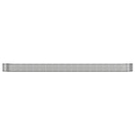 Garden Raised Bed Galvanised Steel 544x100x36 cm Silver 319017