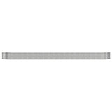 Garden Raised Bed Galvanised Steel 544x100x36 cm Silver 319017