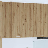 Hanging Cabinet Artisan Oak 80 x 31 x 100 cm Engineered Wood 884369
