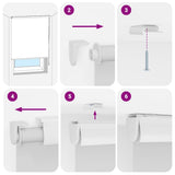 Shower Roller Blind with Cassette 160x240 cm Fabric Width 156 cm 4014963