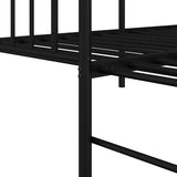 Daybed Frame Black 80 x 200 cm Steel 42002664
