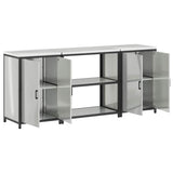 Kitchen Storage Set HATTEM 3 pcs Silver Galvanised Steel 3392671