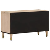 TV Cabinet 80x33x46 cm Solid Wood Mango 358265