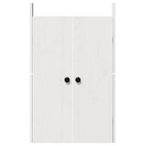 Kitchen Door MEPPEL 2 pcs White 50 x 9 x 82 cm Solid Pine wood 868172