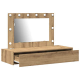 Dressing Table Brown 100 x 40 x 70 cm Engineered Wood 865243