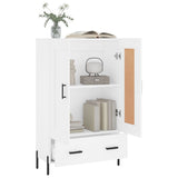 Highboard White 69.5x31x115 cm Engineered Wood 830332