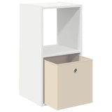 Bedside Table 2 pcs White 35 x 32 x 68.5 cm Engineered Wood 8000629
