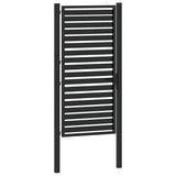 Garden Gate Lockable Black 100x180 cm Aluminium 42004149