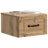 Wall-Mounted Bedside Cabinet 2 pcs Artisan Oak Engineered Wood 899294