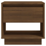 ZNTS Bedside Cabinets 2 pcs Brown Oak 45x34x44 cm Engineered Wood 812986