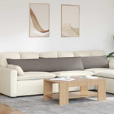 Sofa Pillows 2 pcs Taupe 200 x 40 cm Fabric 42013874