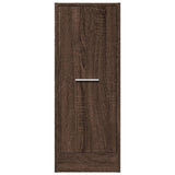 Apothecary Cabinet Brown Oak 30x41x77.5 cm Engineered Wood 855157