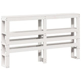 Bed Frame without Mattress White 160x200 cm Solid Wood Pine 3306181
