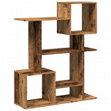 Room Divider Bookcase Old Wood 92x29x112 cm Engineered Wood 858127
