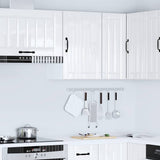 Kitchen Wall Cabinet Lucca High Gloss White Engineered Wood 853789