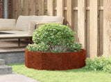 Planter Rusty 90 x 90 x 35 cm Weathering Steel 883737