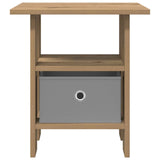 Bedside Table 2 pcs Artisan Oak 41 x 40 x 45 cm Engineered Wood 8000435