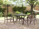 Garden Dining Set Bronze Cast Aluminium Durable Garden Dining Set 3216341