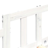 Day Bed without Mattress White 80x200 cm Solid Wood Pine 840368