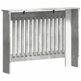 Radiator Cover Concrete Grey 112 x 19 x 81.5 cm Engineered Wood 884105