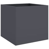 Planter Anthracite 49x47x46 cm Steel 841563
