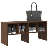 Shoe Rack Stackable Brown Oak 89.5x30x40 cm 858851