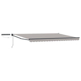 Electric Retractable Awning Light Grey and Anthracite 5 x 3 m 3420192