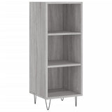 Highboard Grey Sonoma 34.5x34x180 cm Engineered Wood 3199015