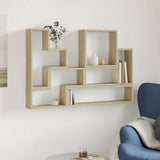 Wall Shelf Sonoma Oak 96x12x64 cm Engineered Wood 840802
