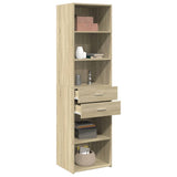 Highboard Sonoma Oak 50x42.5x185 cm Engineered Wood 3281457