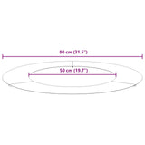 suitable for Flat Tree Rings 5 pcs Rusty 50/80 cm 873703