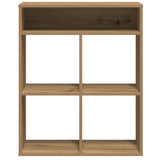 Book Cabinet Artisan Oak 66x31x80 cm Engineered Wood 860300