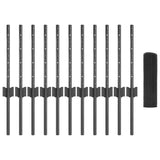 Fence with Post Grey 0.4 x 25 m Steel and PVC 3336582