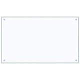 Kitchen Backsplash 2 pcs Transparent 100 x 60 cm Tempered Glass 3415433