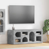 TV Cabinet Concrete Grey 100 x 35 x 40 cm Engineered Wood 891267
