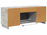 Electric Fireplace Concrete 100 x 33 x 55 cm Engineered wood 8020994