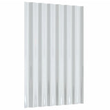 Roof Panels 36 pcs Galvanised Steel Silver 60x36 cm 319132