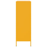 Highboard Mustard Yellow 68x39x113 cm Steel 842973