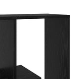 Book Cabinet 8-Tier 67 x 25 x 162 cm Engineered Wood Black Oak 869252