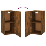 7 Piece TV Cabinet Set Smoked Oak Engineered Wood 3120311