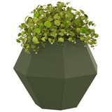 Planter Olive Green 50 x 50 x 40 cm Steel 884058