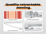 Awning Frame Multicolour 300 x 200 cm Polyester with PU coating 3329541