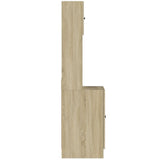 Kitchen Cabinet Sonoma Oak 60x50x180 cm Engineered Wood 3276639