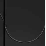 Sideboard Black 85.5 x 31 x 75 cm Engineered Wood 8011541