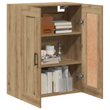 Wall Mounted Cabinet Artisan Oak 69.5x34x90 cm Engineered Wood 857309